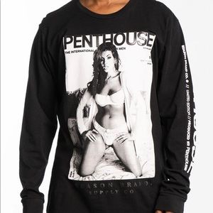 REASON x PENTHOUSE IN THE BED Long Sleeve TEE